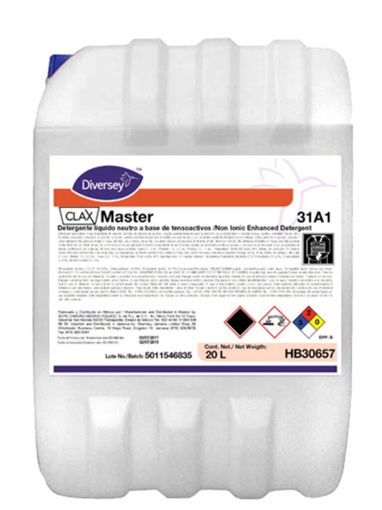 CLAX MASTER 20L - Detergente líquido neutro a base de tensoactivos
